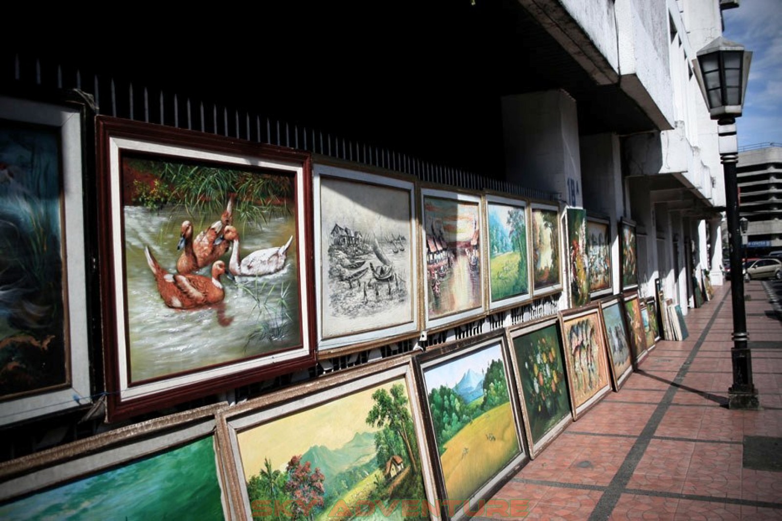wisata di Braga Bandung lukisan