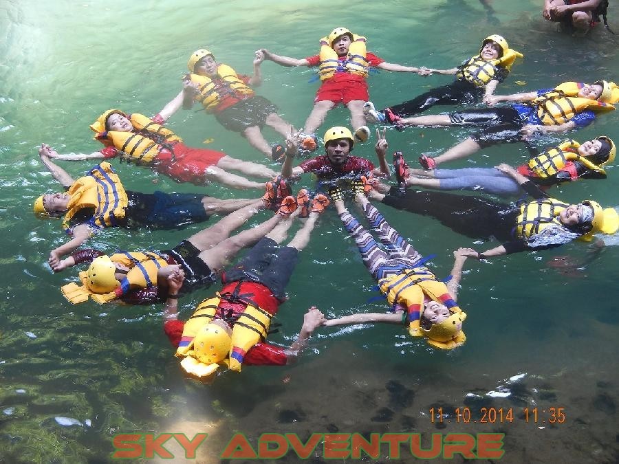 Green canyon Body Rafting