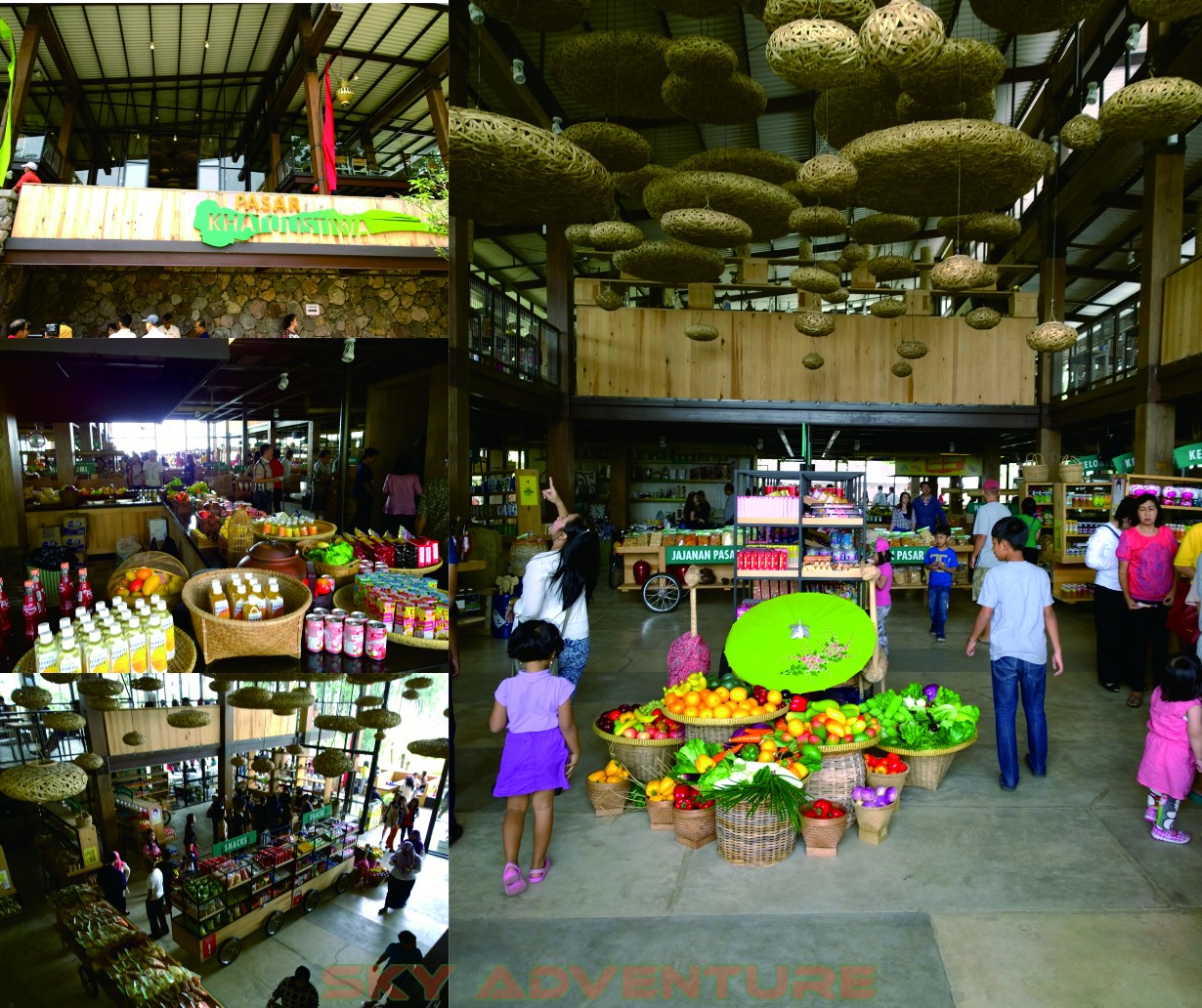 pasar tradisional dusun bambu lembang