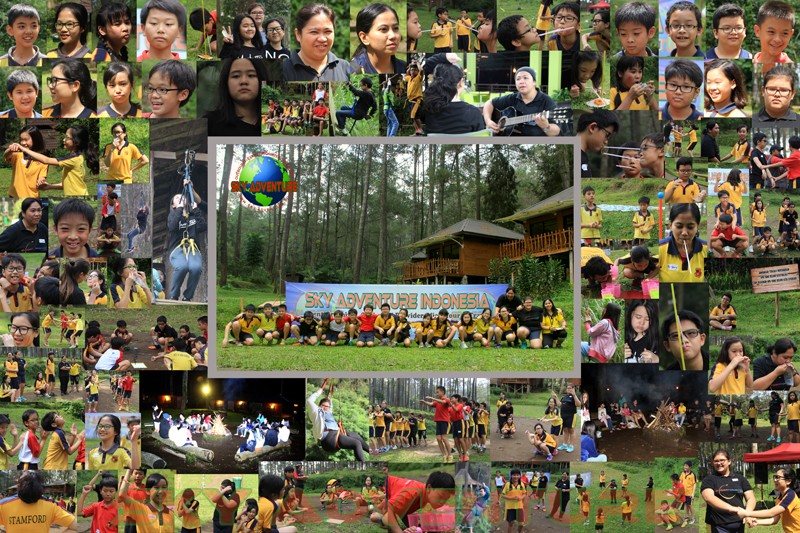 STAMFORD SCHOOL - BANDUNG | Outbound Lembang Bandung | Fun Team Building Games | Hi Rope, Flying Fox | Api Unggun di Grafika Cikole Lembang