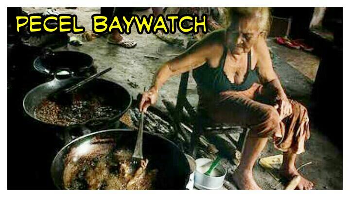 PECEL BAYWATCH MBAH WARNO