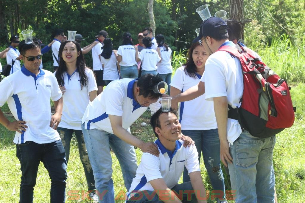 Peserta Fun Games Outbound dari Samsung 12