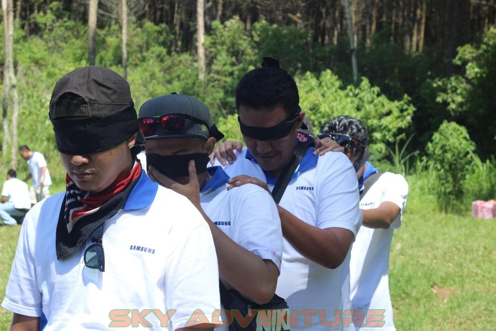 Peserta Fun Games Outbound dari Samsung 16