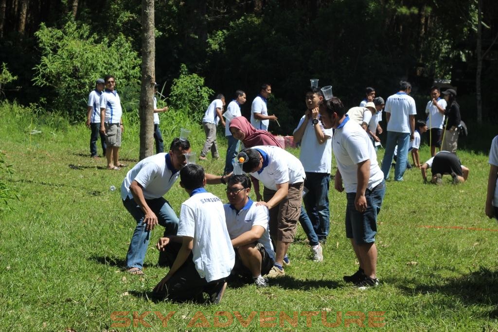 Peserta Fun Games Outbound dari Samsung 18