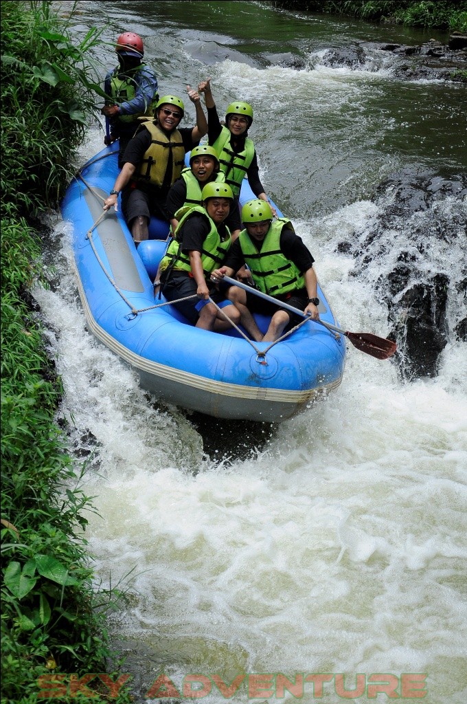 Rafting di Situ Cileunca Pangalengan Jawa Barat